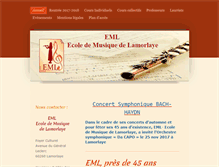 Tablet Screenshot of eml-musique.com